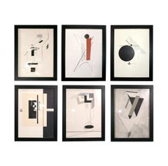 Collection of El Lissitzky Constructivist Prints