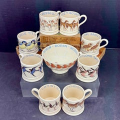 Collection of Emma Bridgewater Pottery Earthenware Mugs Bowl