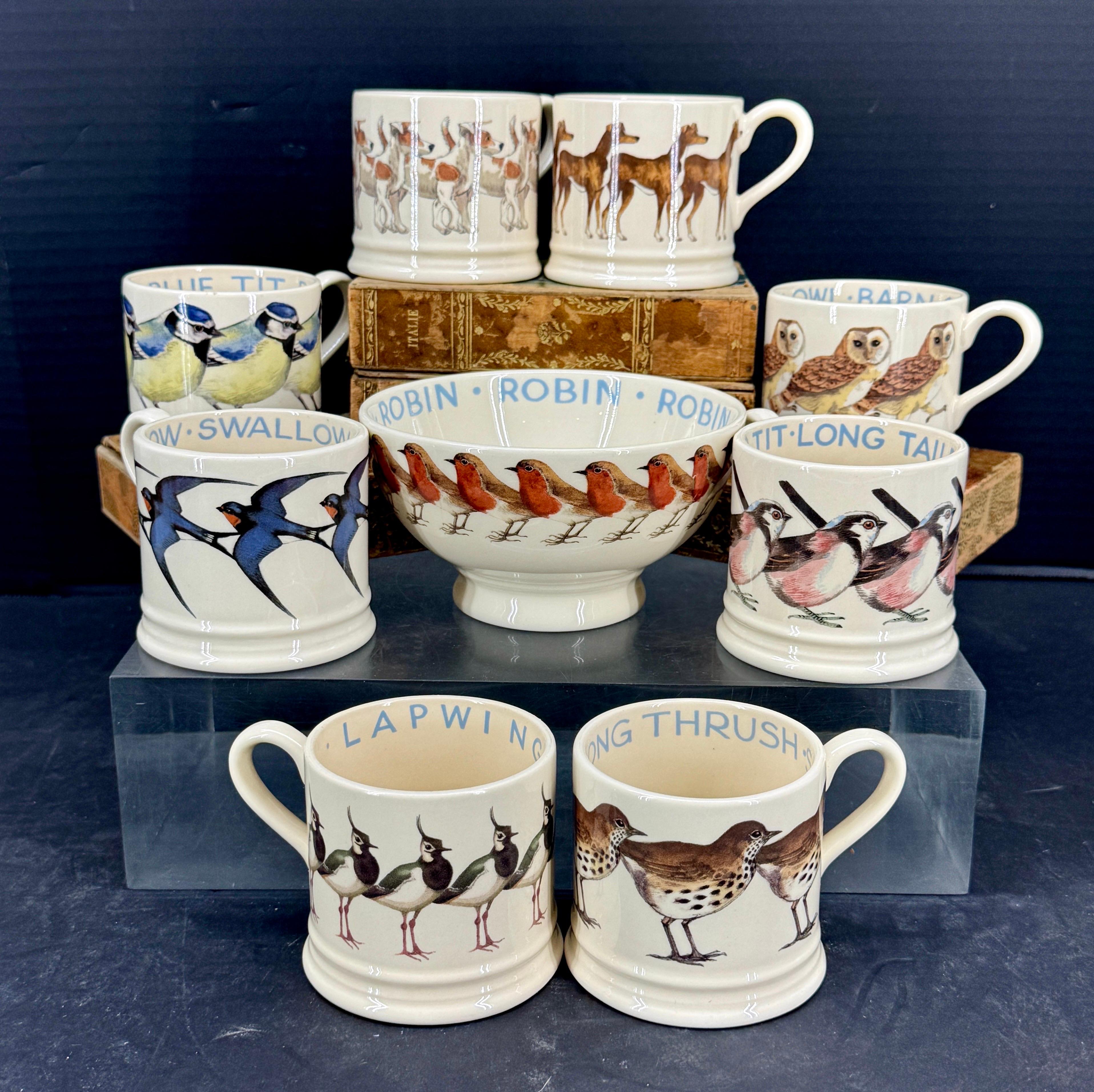 Colección de tazas de barro de Emma Bridgewater Pottery Bowl Moderno de mediados de siglo en venta