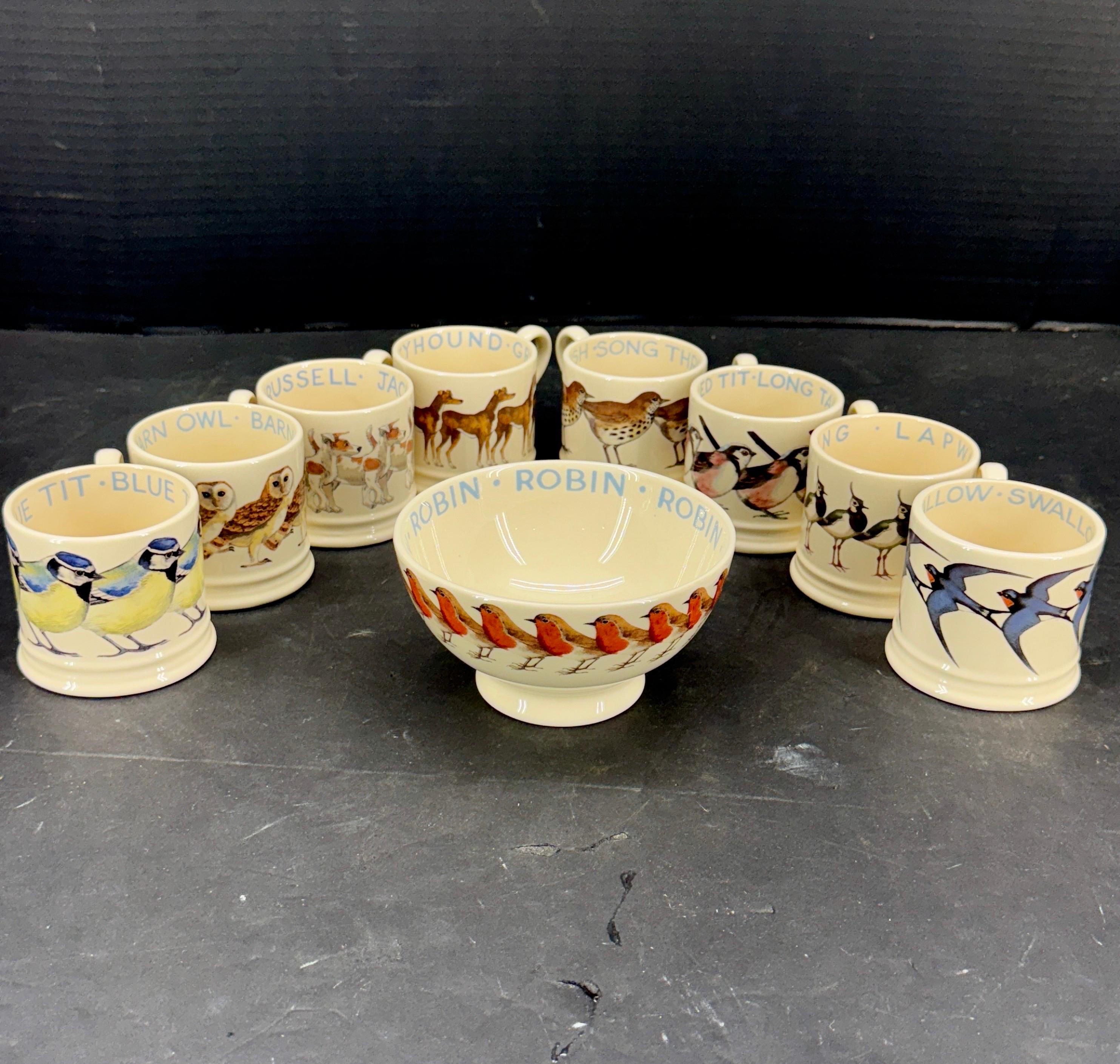 Colección de tazas de barro de Emma Bridgewater Pottery Bowl Inglés en venta
