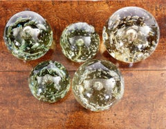 Collection of English Glass "Dump" Weights