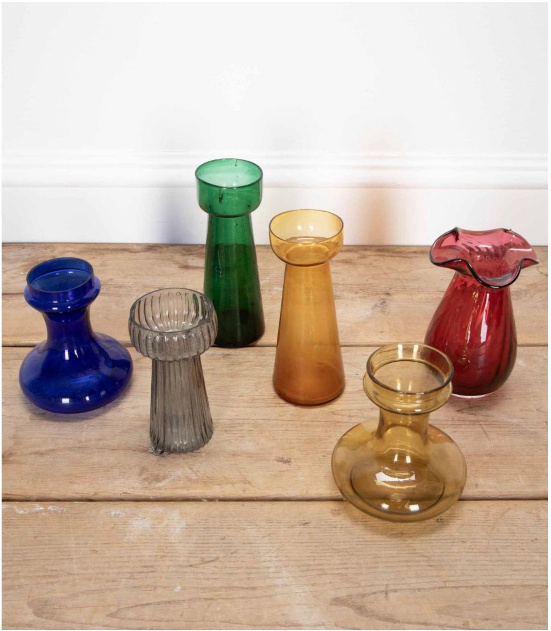 Collection'S di vasi per giacinti in vetro inglese In condizioni buone in vendita a Haywards Heath, GB