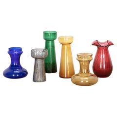 Collection of English Glass Hyacinth Vases