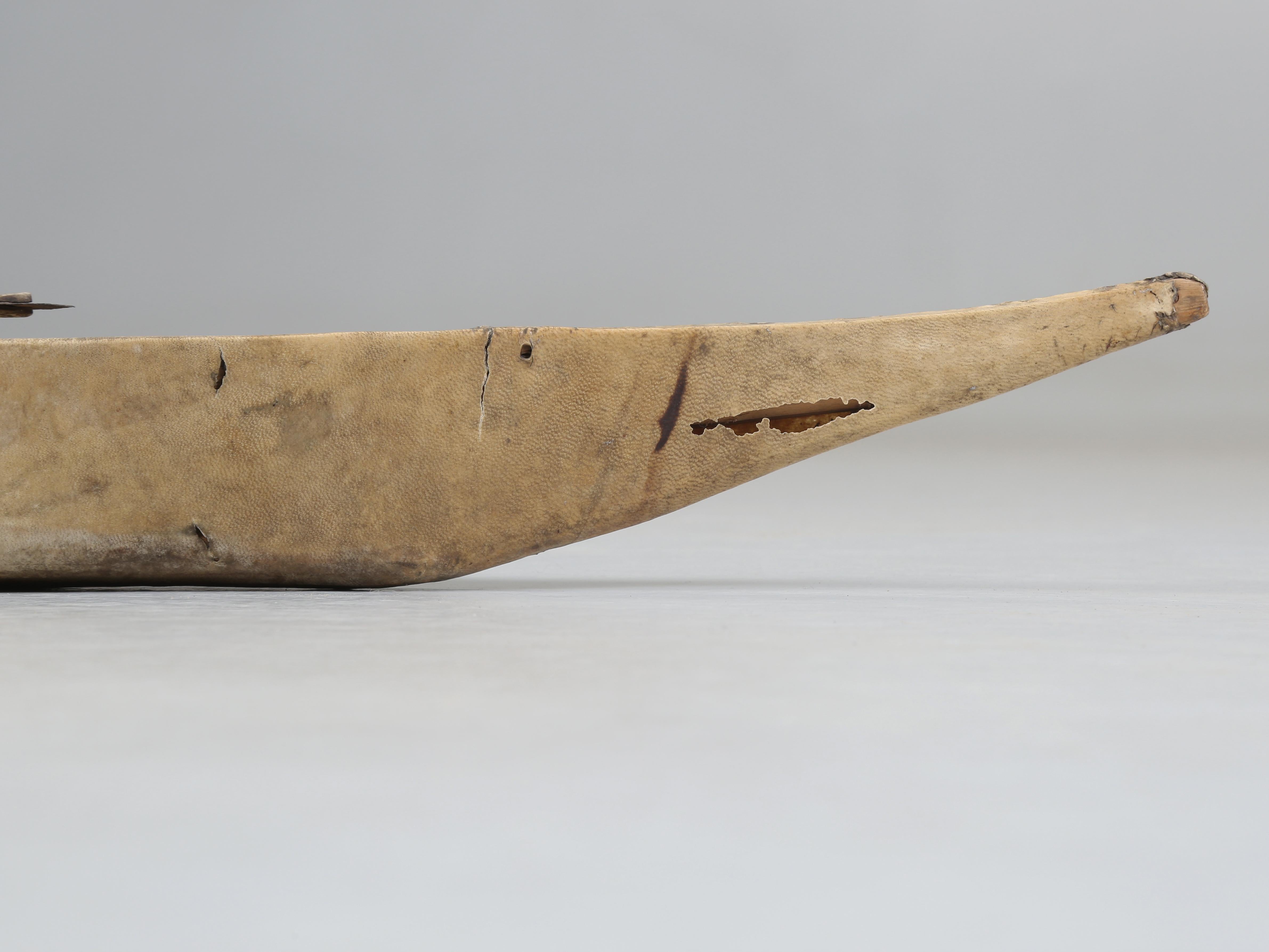 Sammlung von Kajaks mit Eskimo-Robbenhautbezug aus den frühen 1900er Jahren Alle Original im Angebot 9