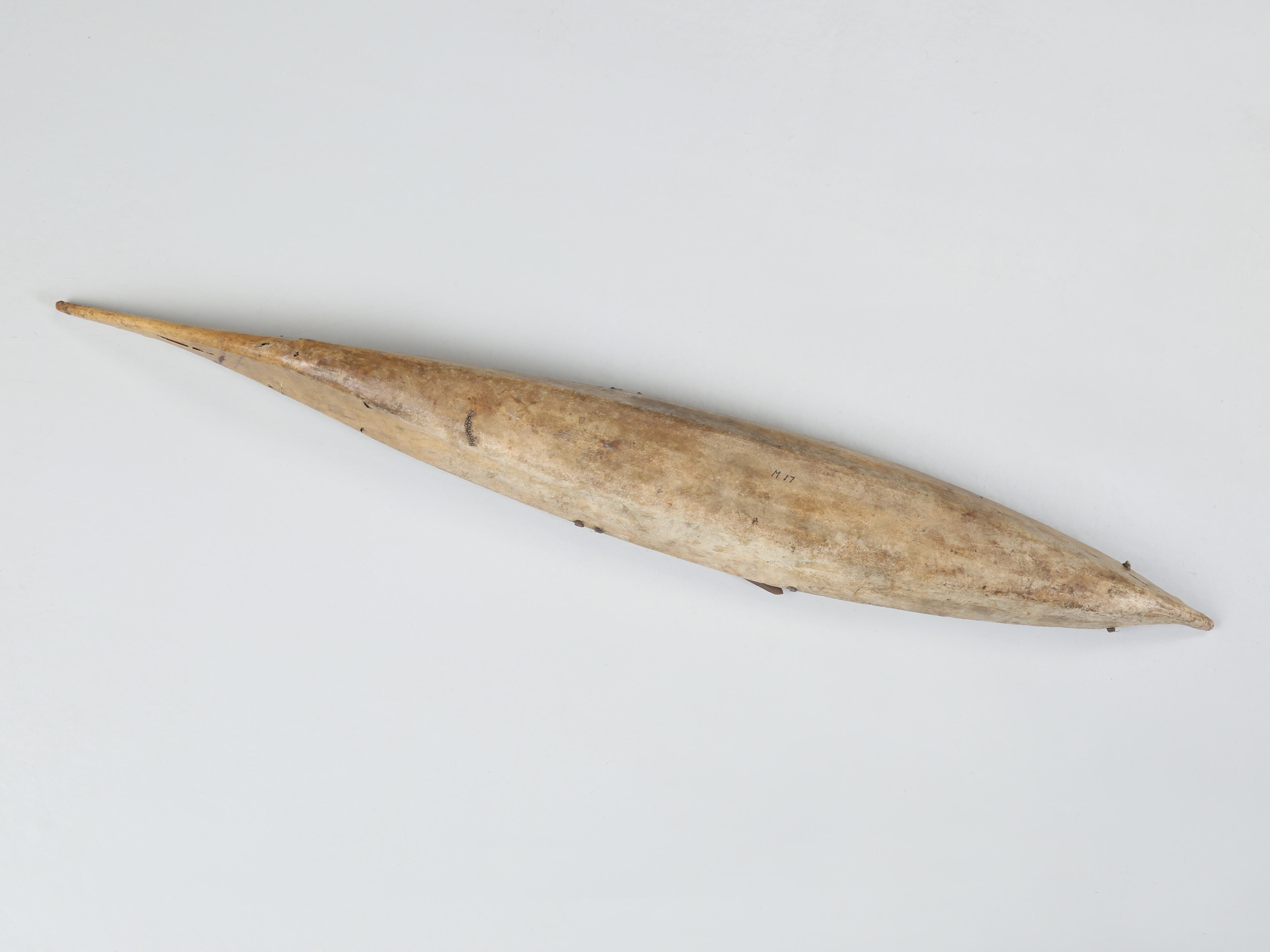Sammlung von Kajaks mit Eskimo-Robbenhautbezug aus den frühen 1900er Jahren Alle Original im Angebot 12