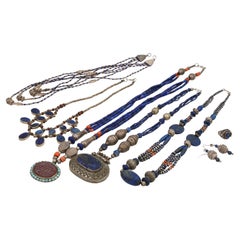 Vintage Collection of ethnographic jewelry,