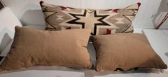 Collection of Feather Star Navajo Indian Weaving Pillows -3
