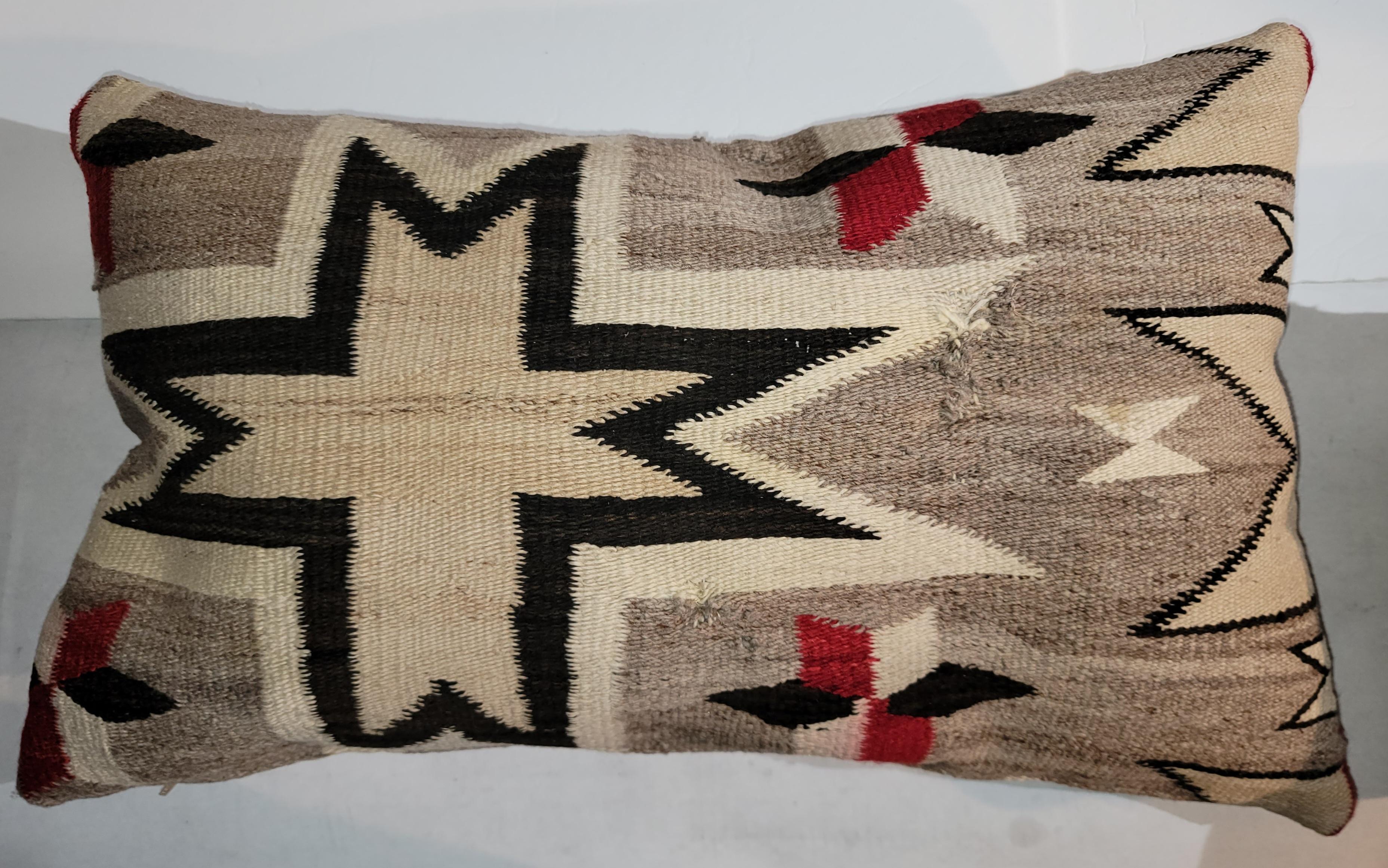 Américain Collection de coussins tissés indiens Navajo à étoiles de plumes -3 en vente