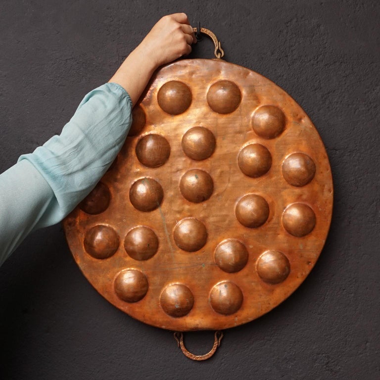 Collection of Fifteen 19th Century French Copper Egg Poacher or