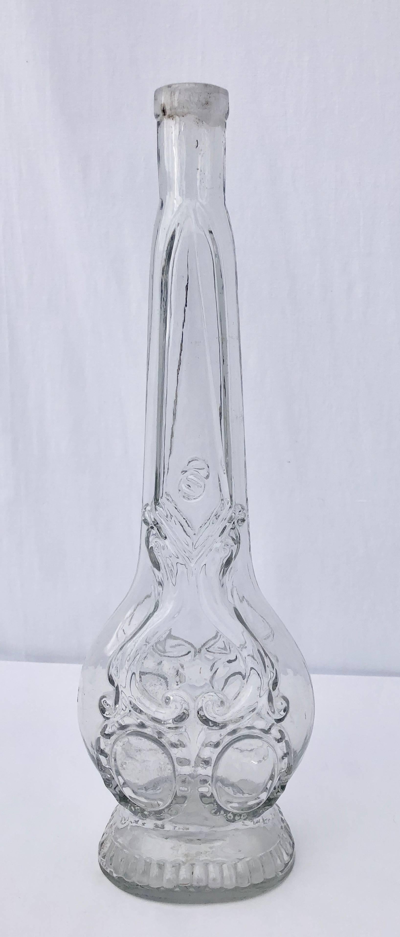 Verre Collection de 13 bouteilles de verre de collection figuratives françaises anciennes en vente