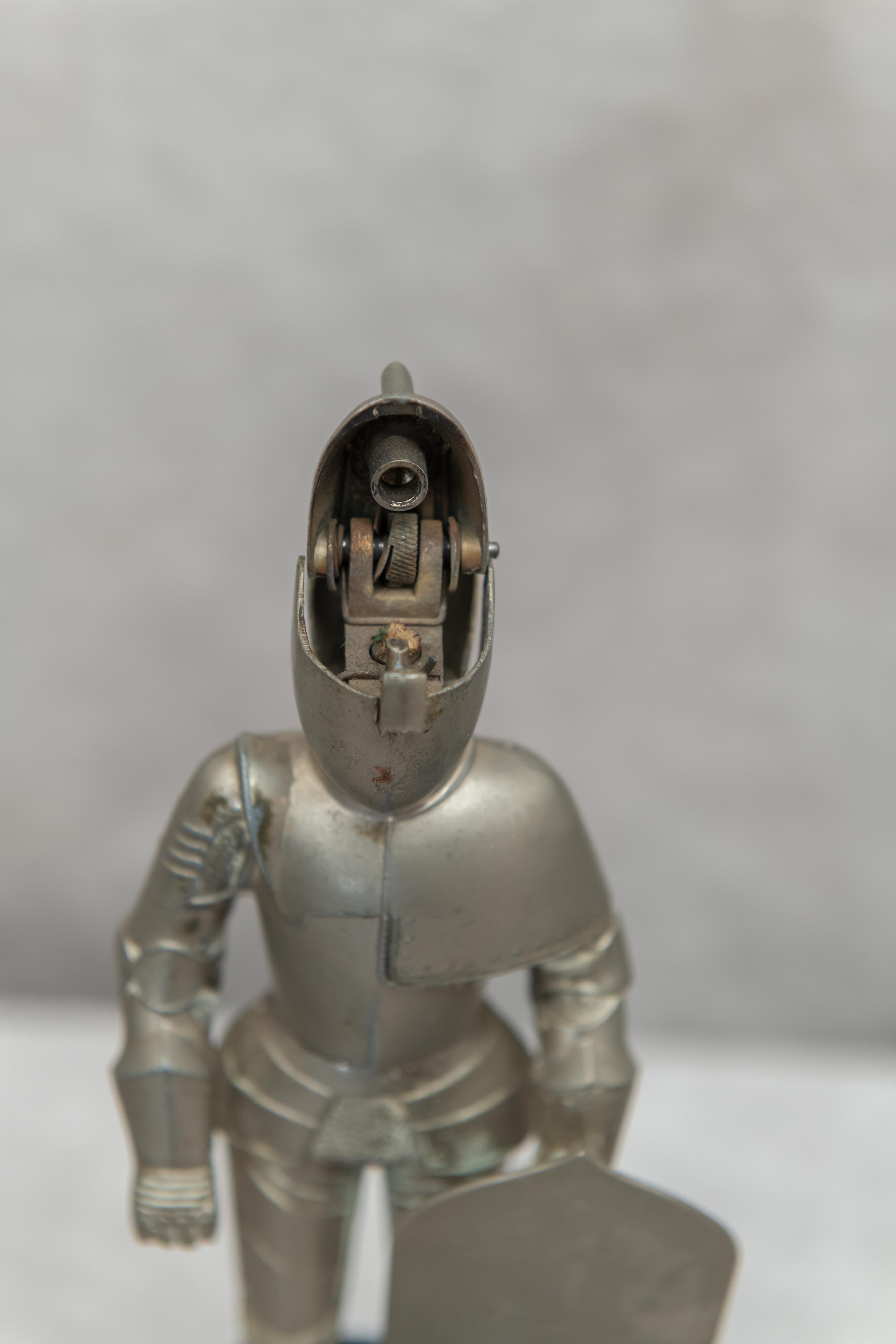 Collection of Figural Lighters in the form of Knights 3