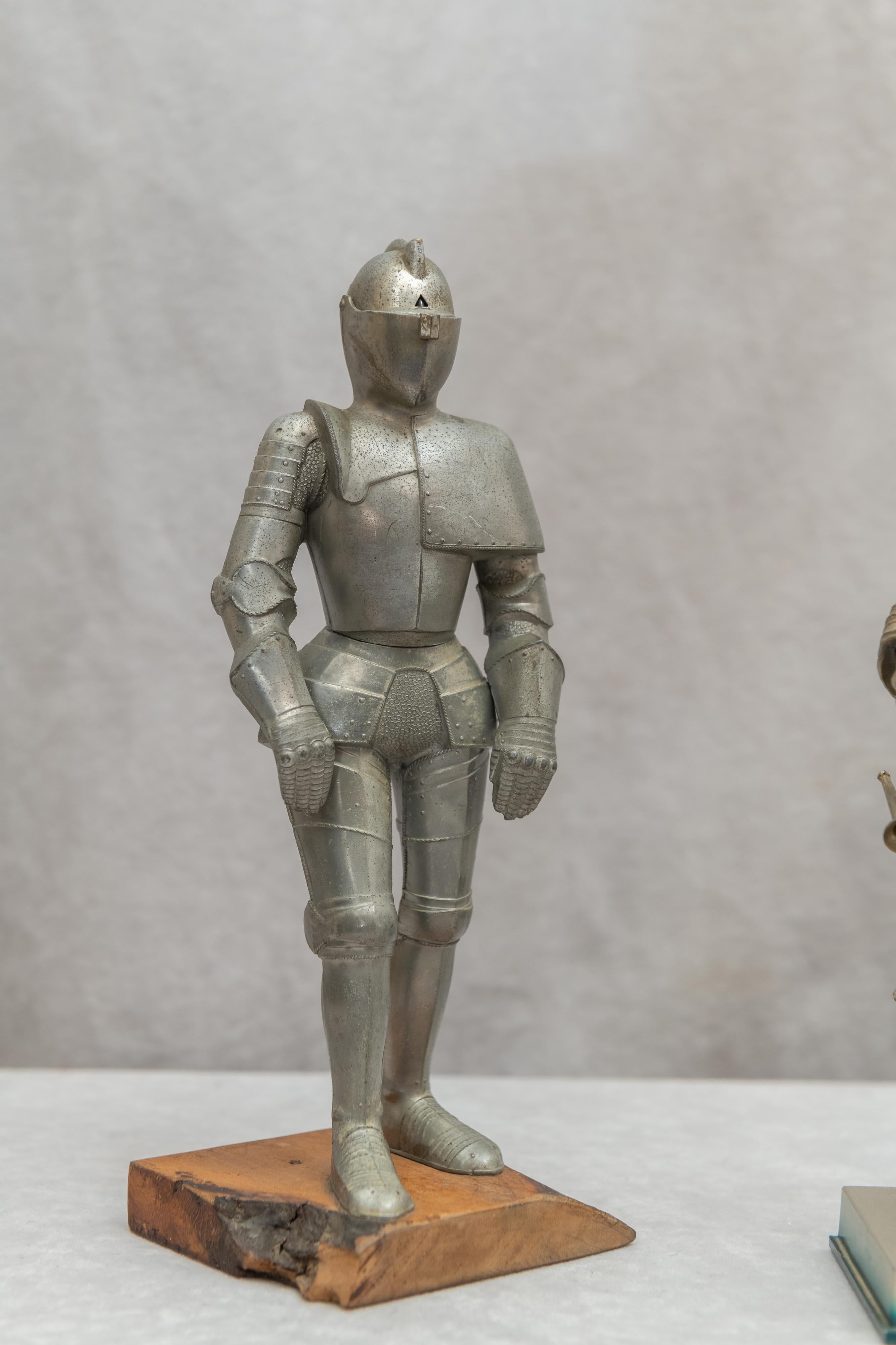 Art Deco Collection of Figural Lighters in the form of Knights