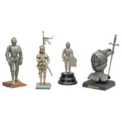 Collection of Figural Lighters in the form of Knights