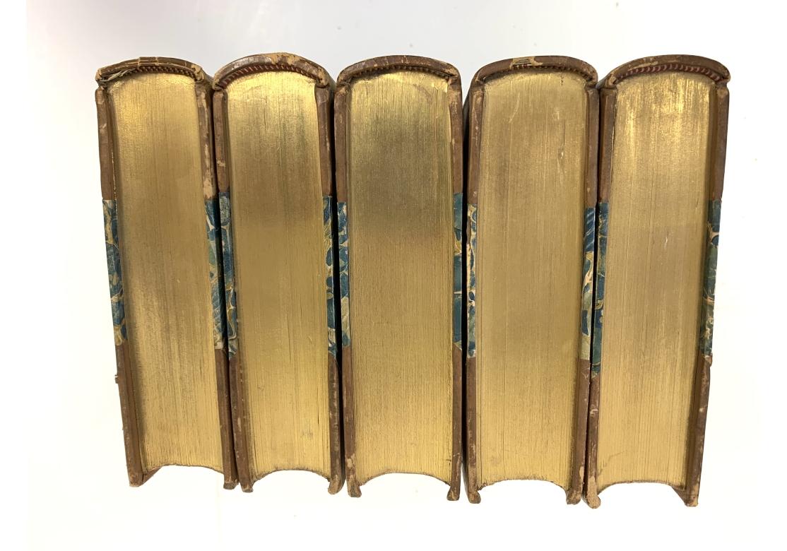 Collectional de livres anciens reliés en cuir, quatre ensembles en vente 5