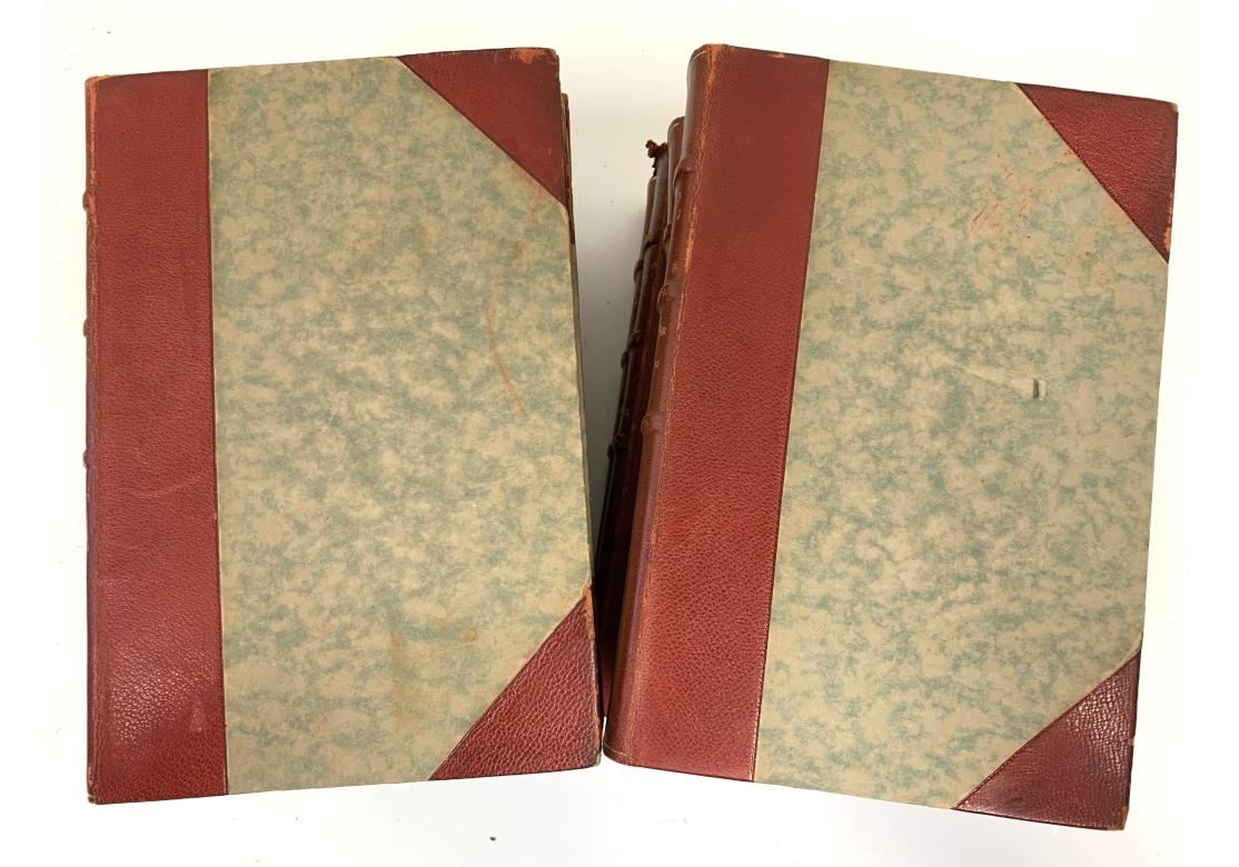 Collectional de livres anciens reliés en cuir, quatre ensembles en vente 6