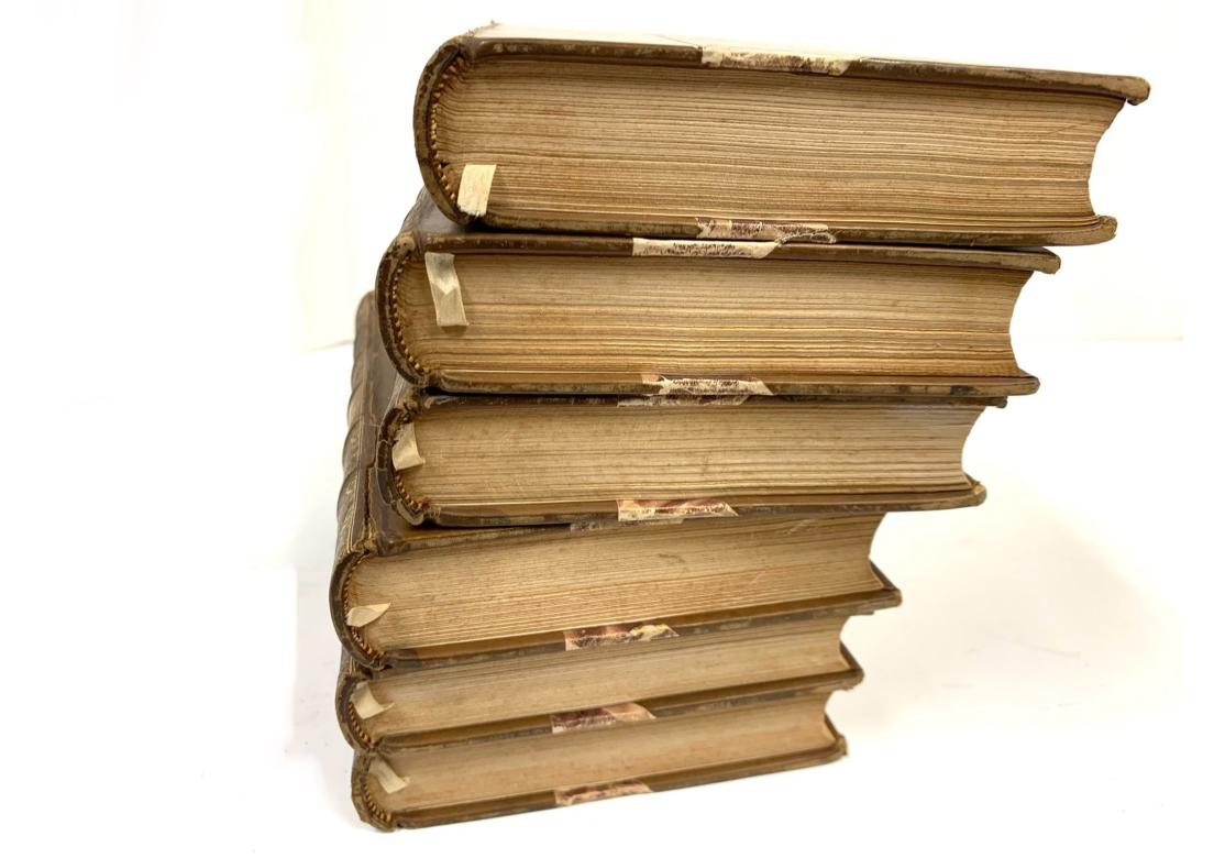 Collectional de livres anciens reliés en cuir, quatre ensembles en vente 1