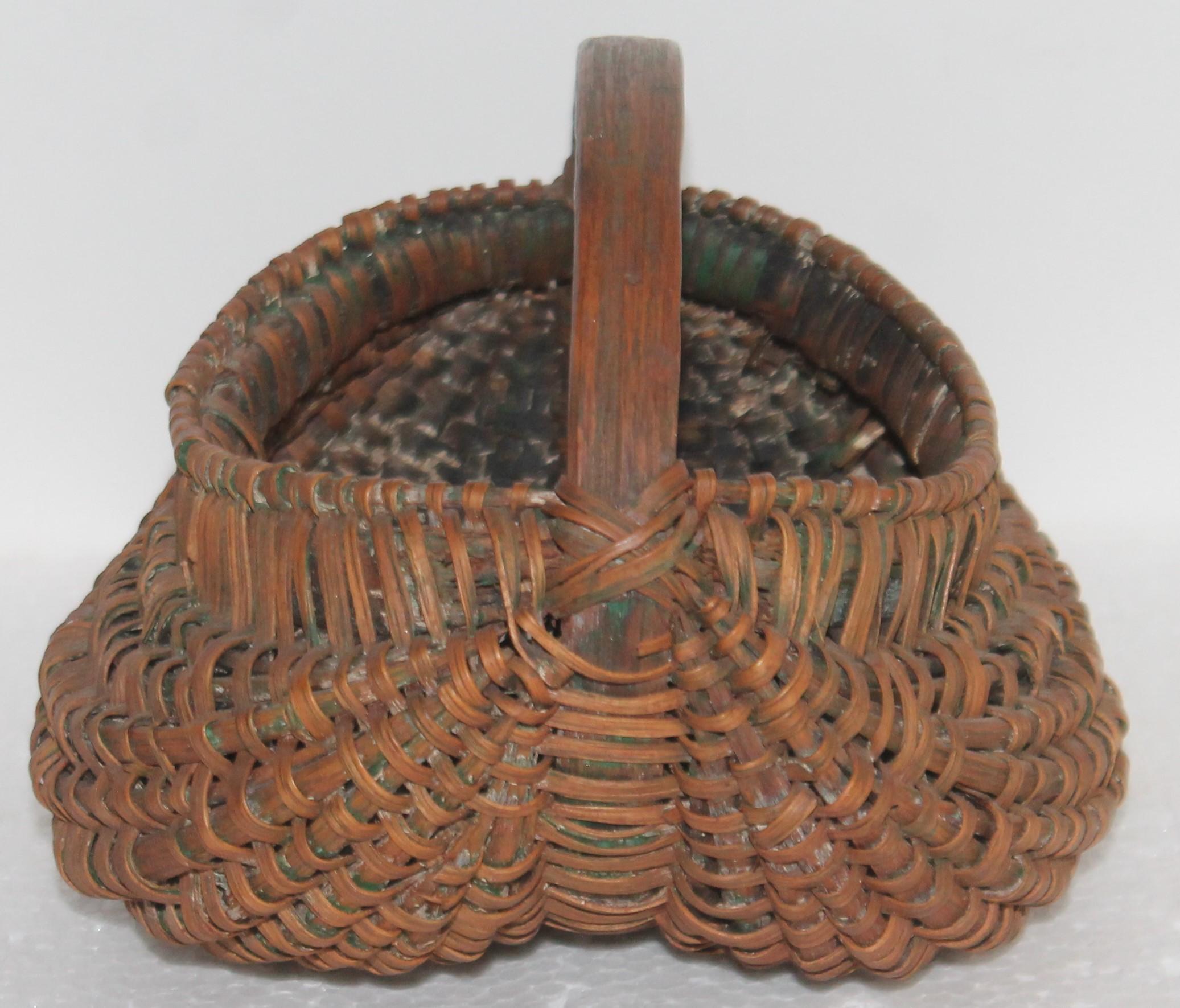 Collection of Five 19th Century Hiney Baskets For Sale 5