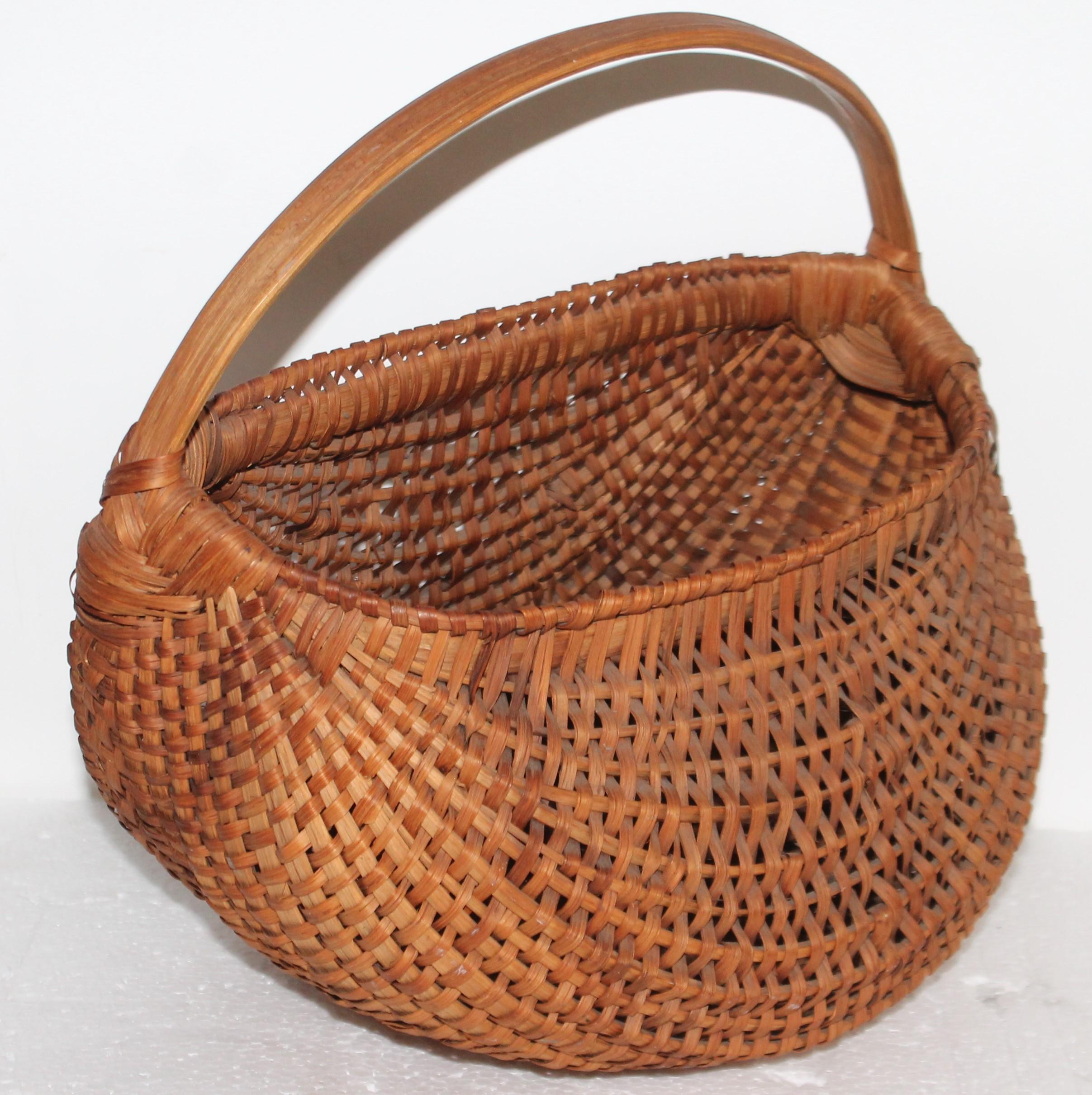 Collection of Five 19th Century Hiney Baskets In Good Condition For Sale In Los Angeles, CA