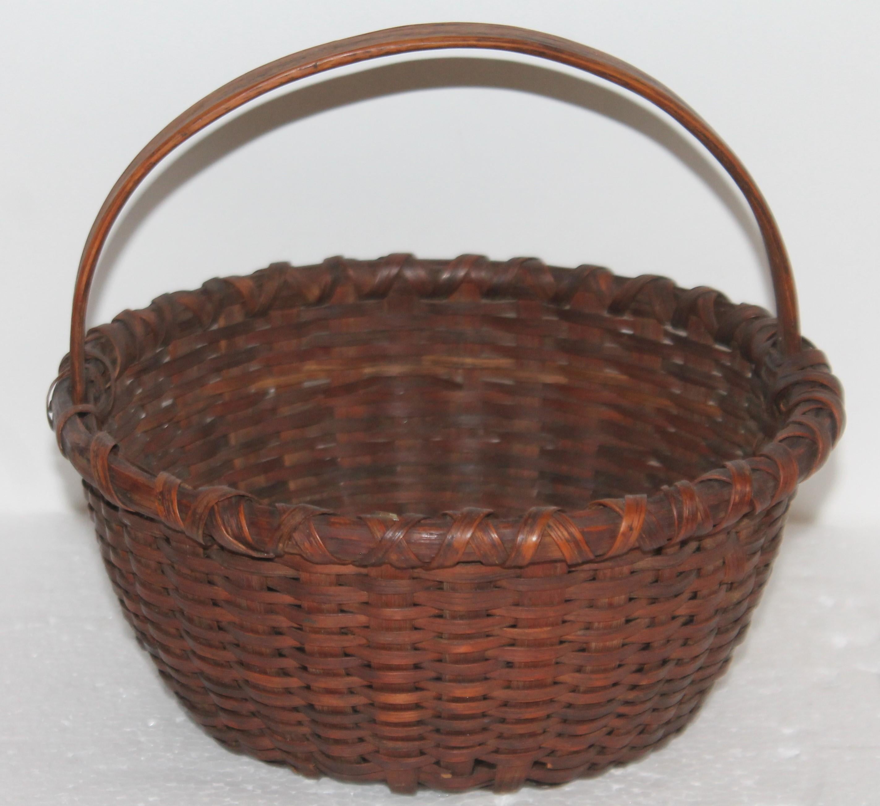 Collection of Five 19th Century Hiney Baskets For Sale 1