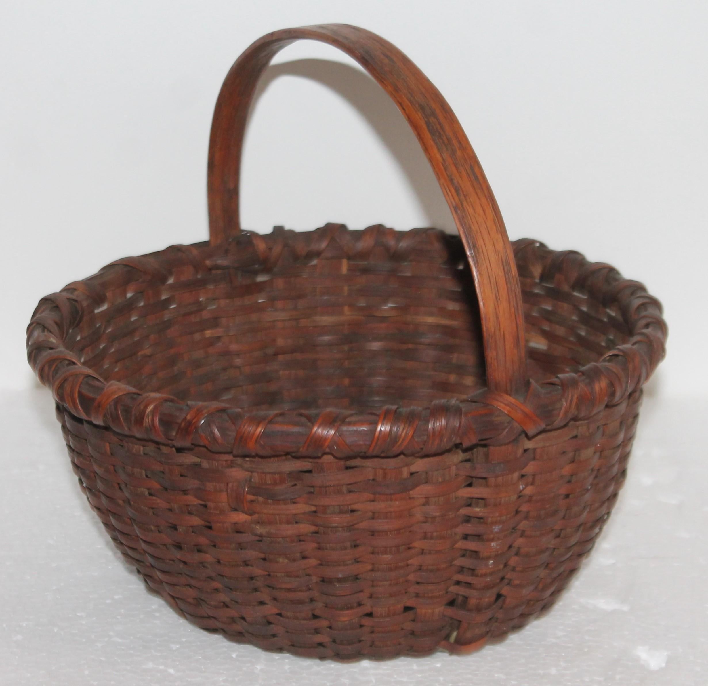 Collection of Five 19th Century Hiney Baskets For Sale 2