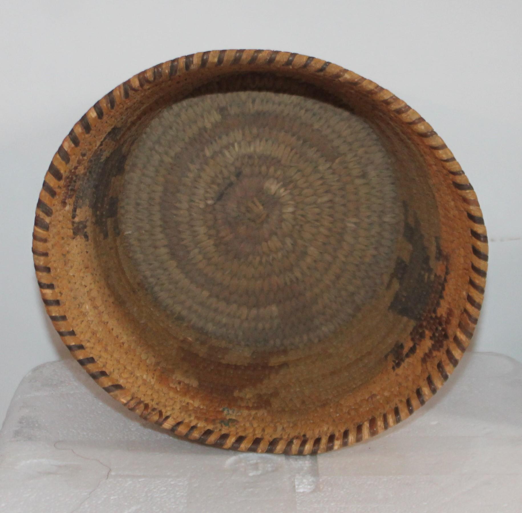 Adirondack Collection of Five American Indian Baskets For Sale