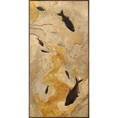 Collection of Five Green River Fossil Murals