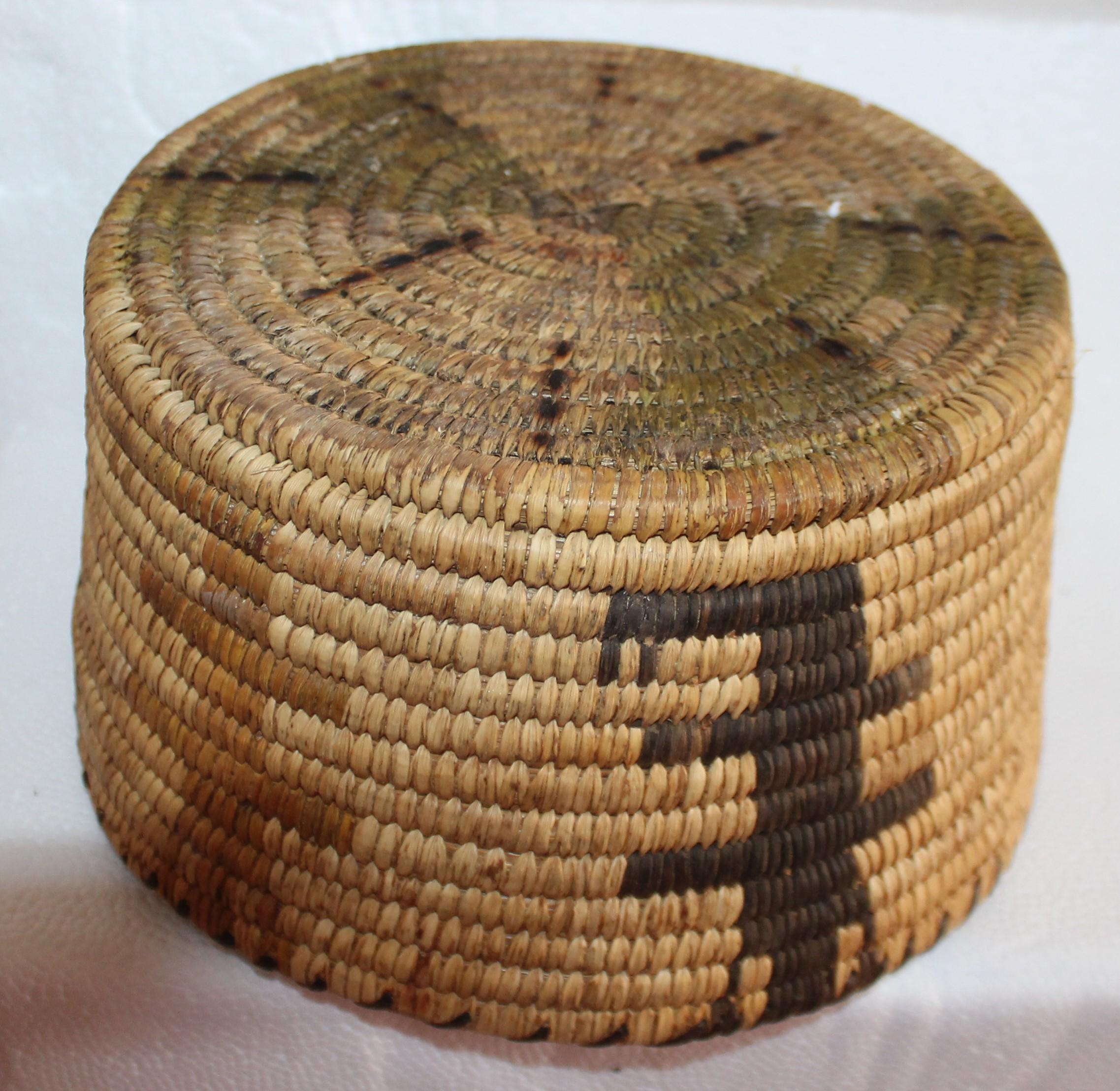 Collection of Five Indian Baskets For Sale 8