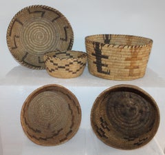 Collection of Five Indian Baskets