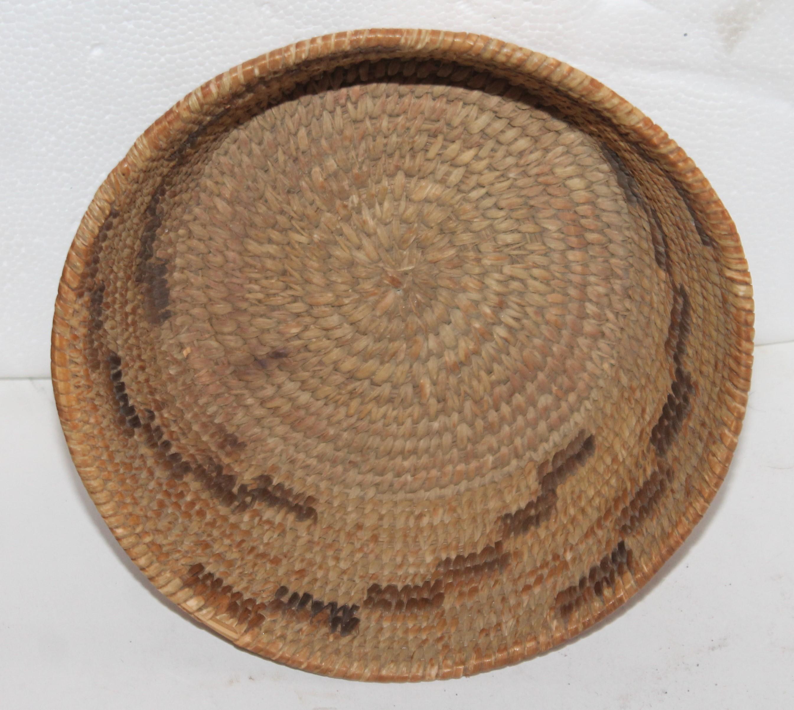 Collection of Five Indian Baskets In Good Condition For Sale In Los Angeles, CA