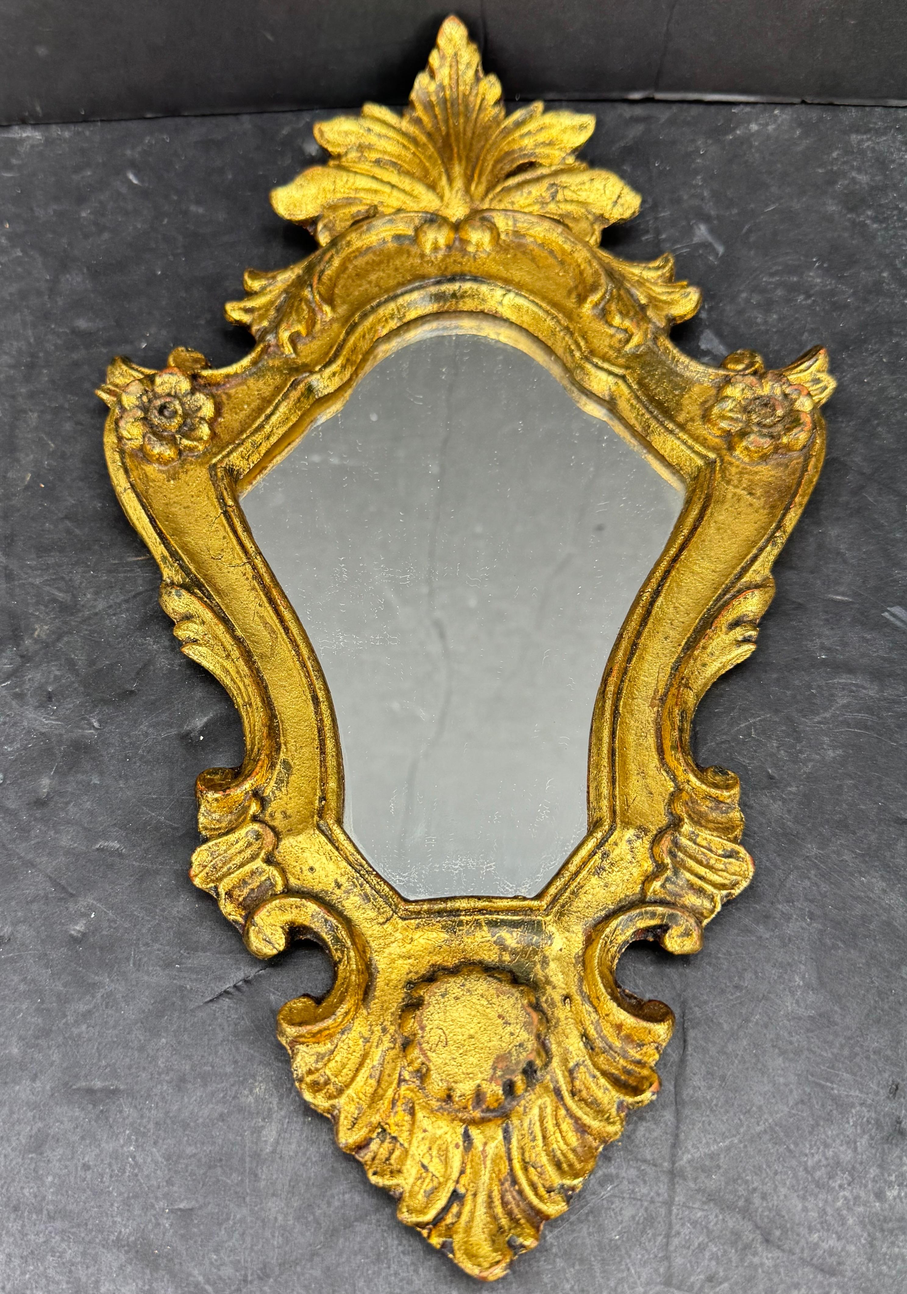 Colección de cinco espejos florentinos italianos y marcos de arte siglo XX en venta
