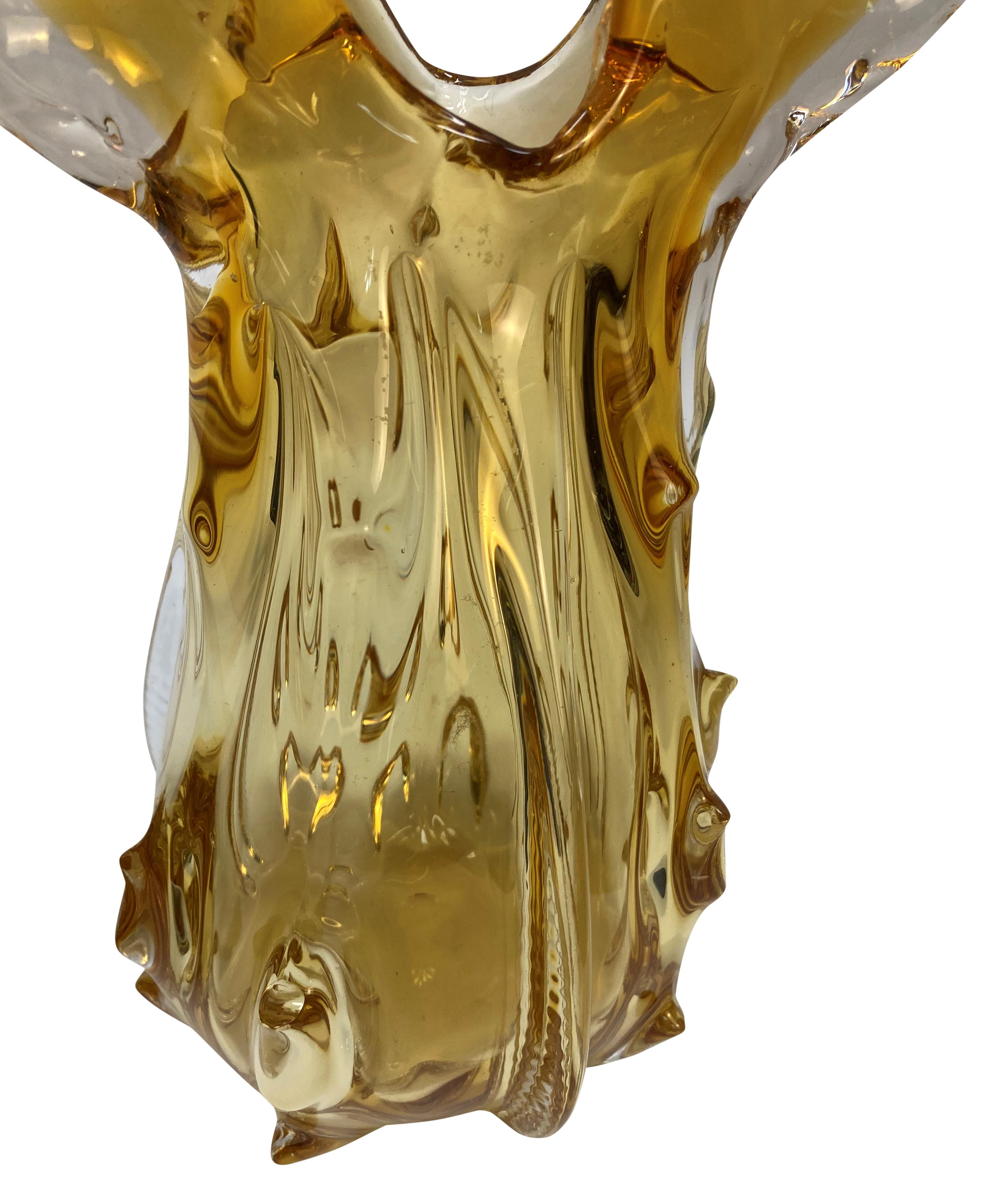 Collection of Five Large Murano Glass Vases im Zustand „Gut“ in Kent, Dover