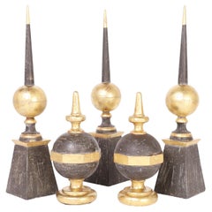 Collection of Five Las Palmas Wood Finials, Priced Individually