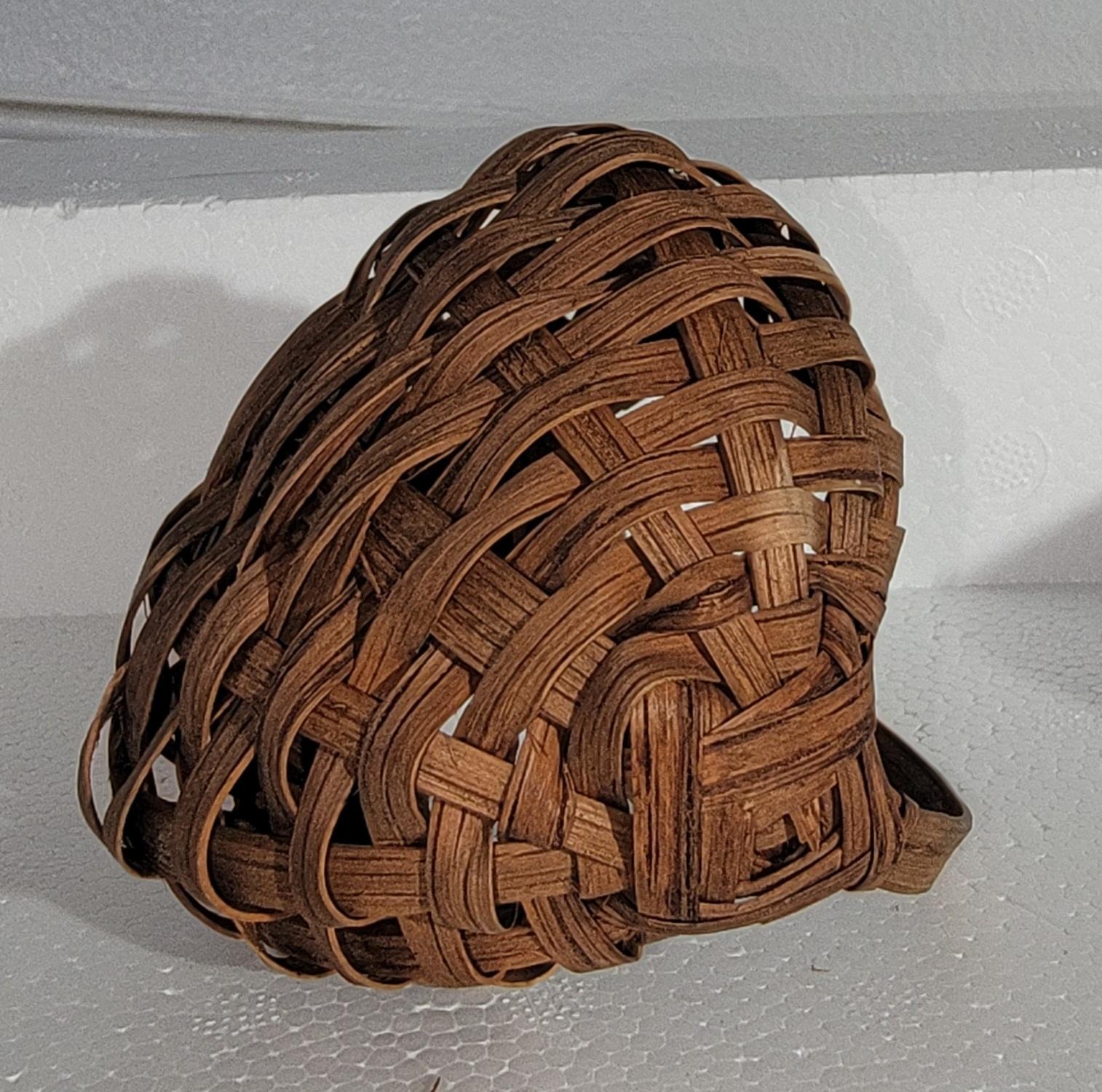 Collection of Five Miniature Hand Woven Baskets For Sale 1