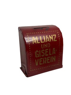 Collection of Five Money Box Piggy Bank, Vintage German, 1920s - 1960s