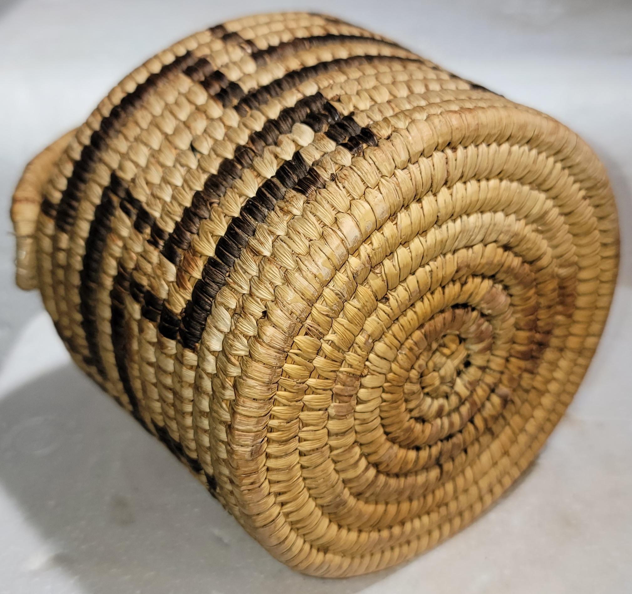 Collezione  di cinque cesti Papago in vendita 3