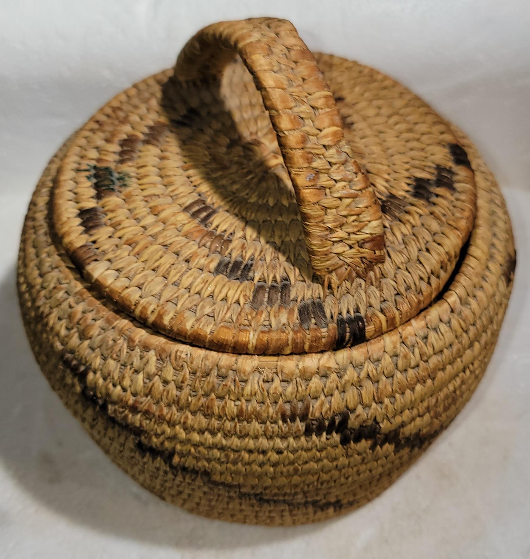 Collezione  di cinque cesti Papago in vendita 9