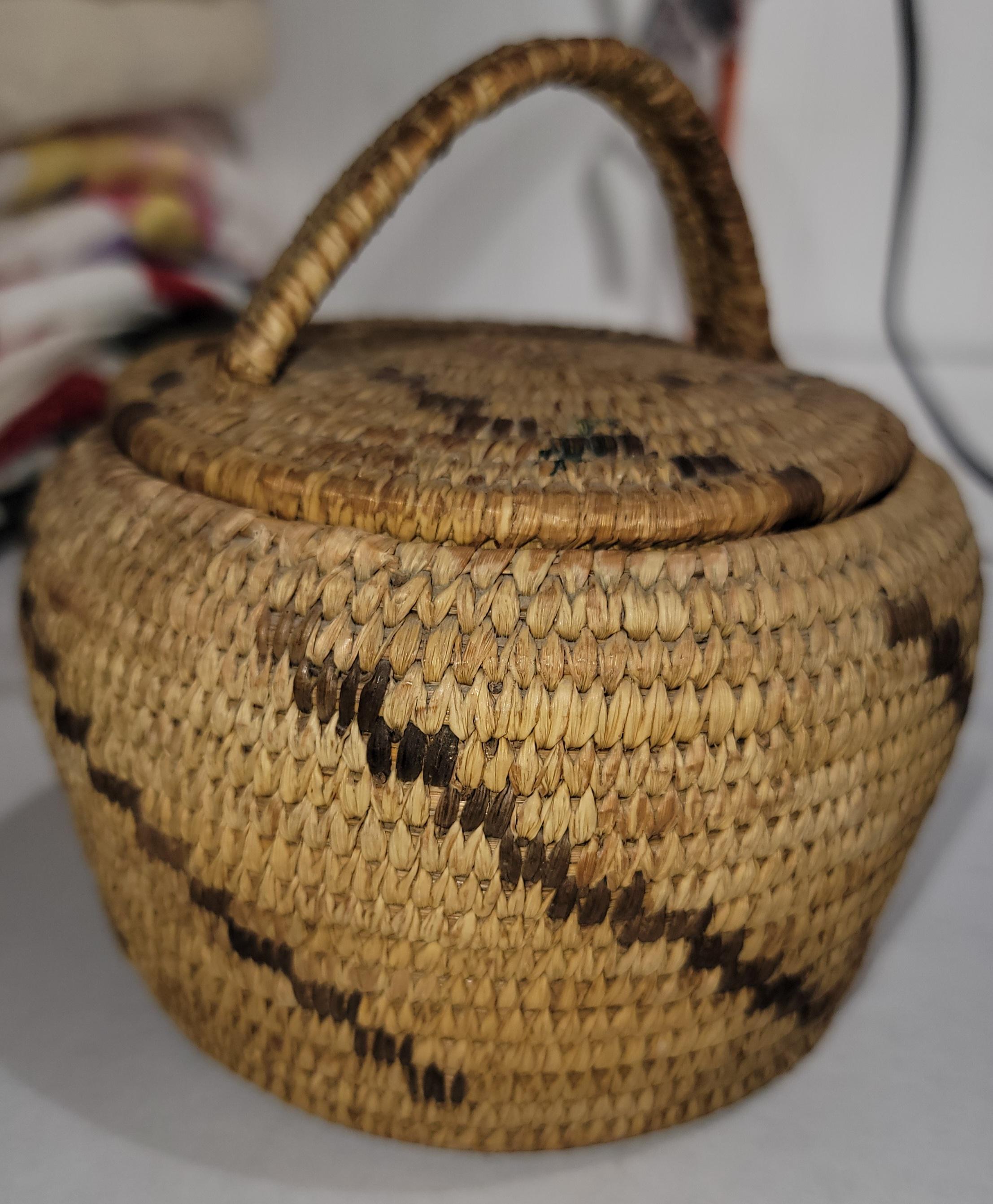 Americano Collezione  di cinque cesti Papago in vendita