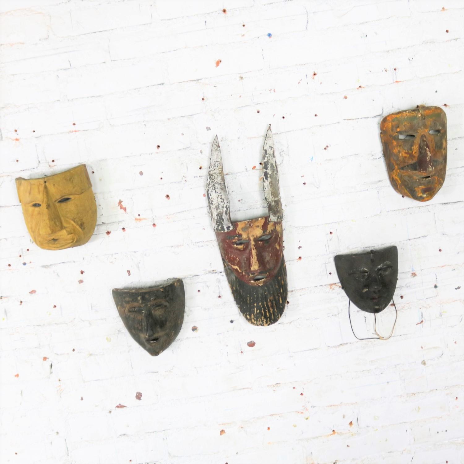 mexican wooden mask