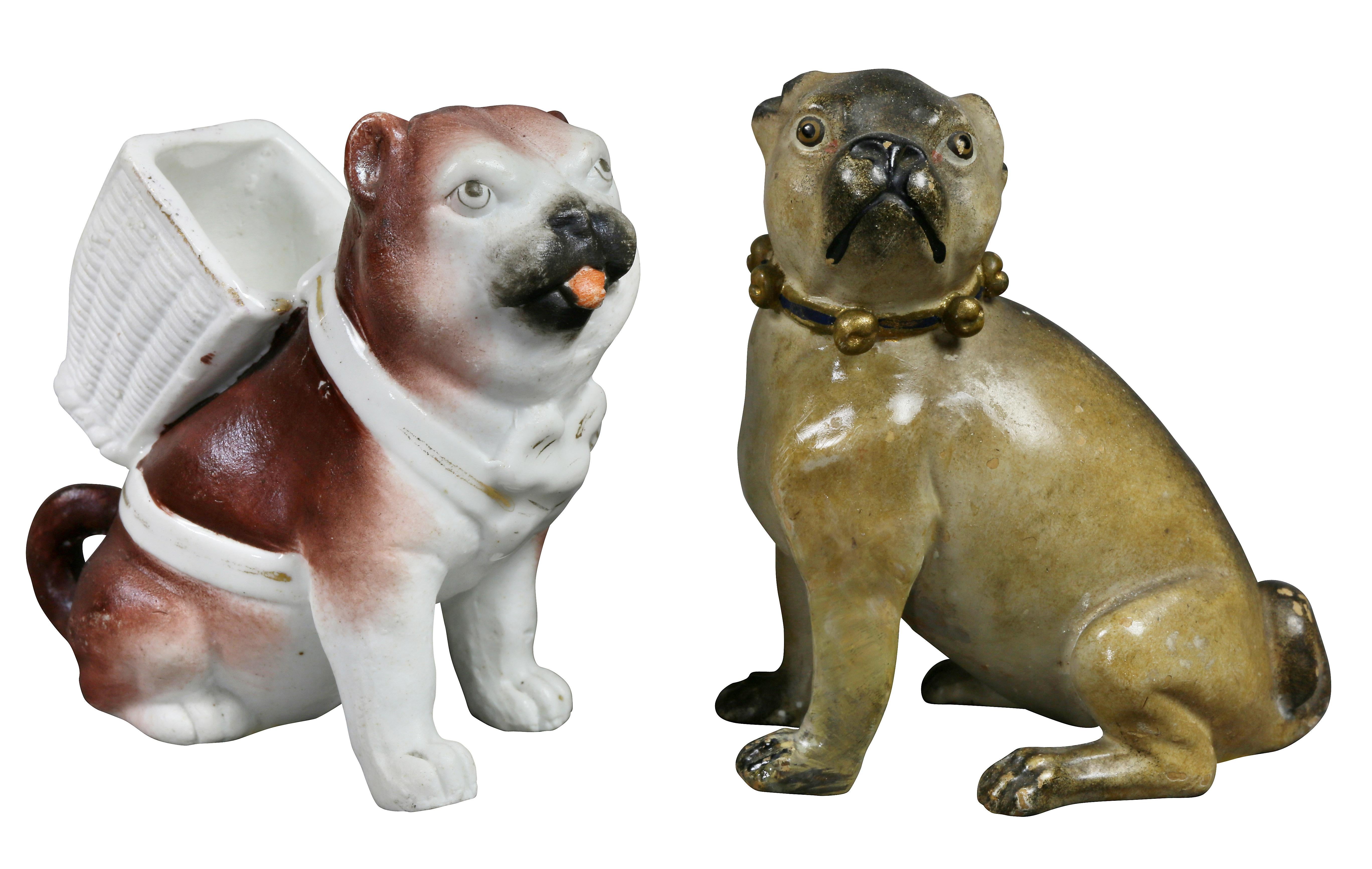 Collection Of Forty Two-Pottery And Porcelain Pug Dogs 14