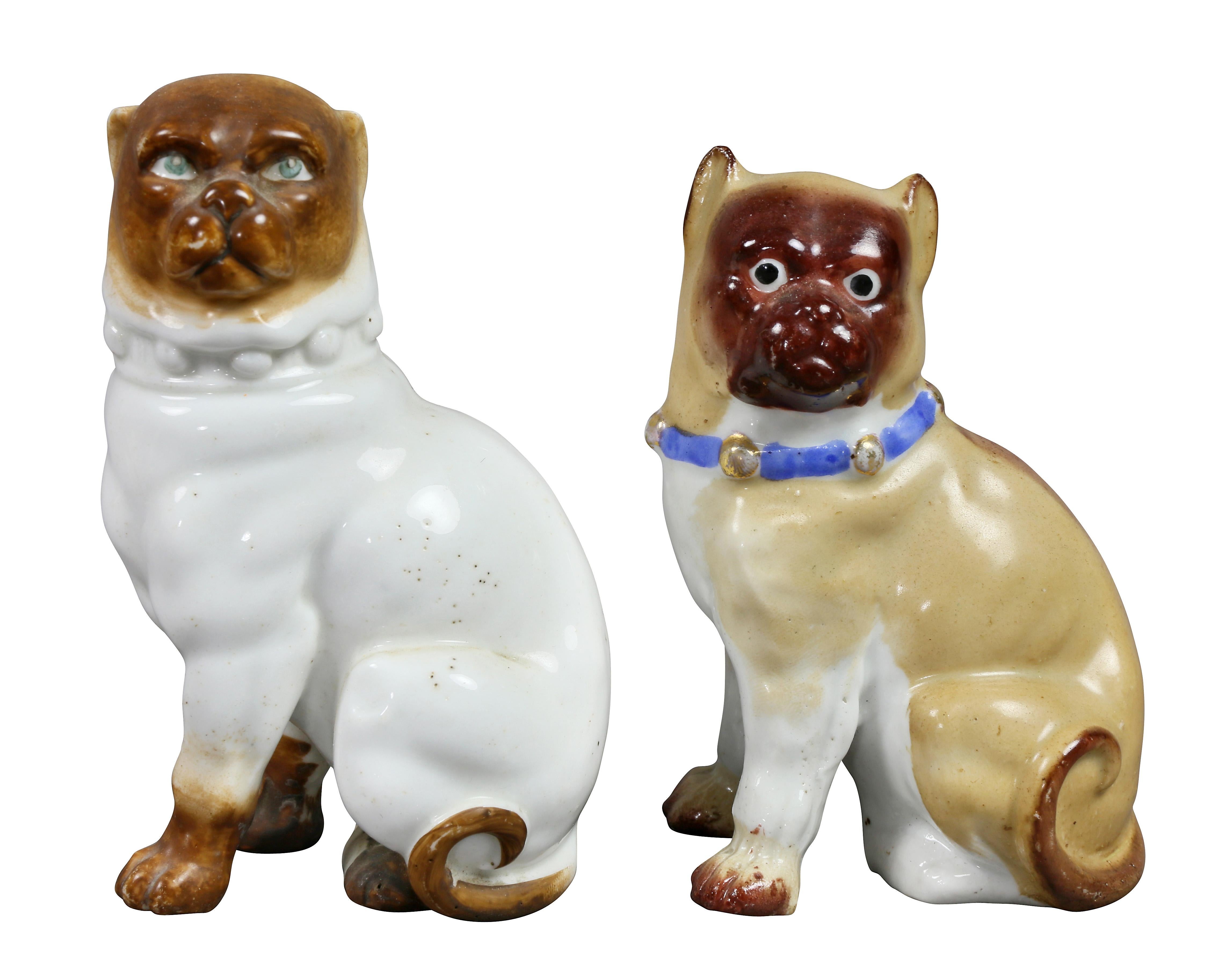 Collection Of Forty Two-Pottery And Porcelain Pug Dogs 15