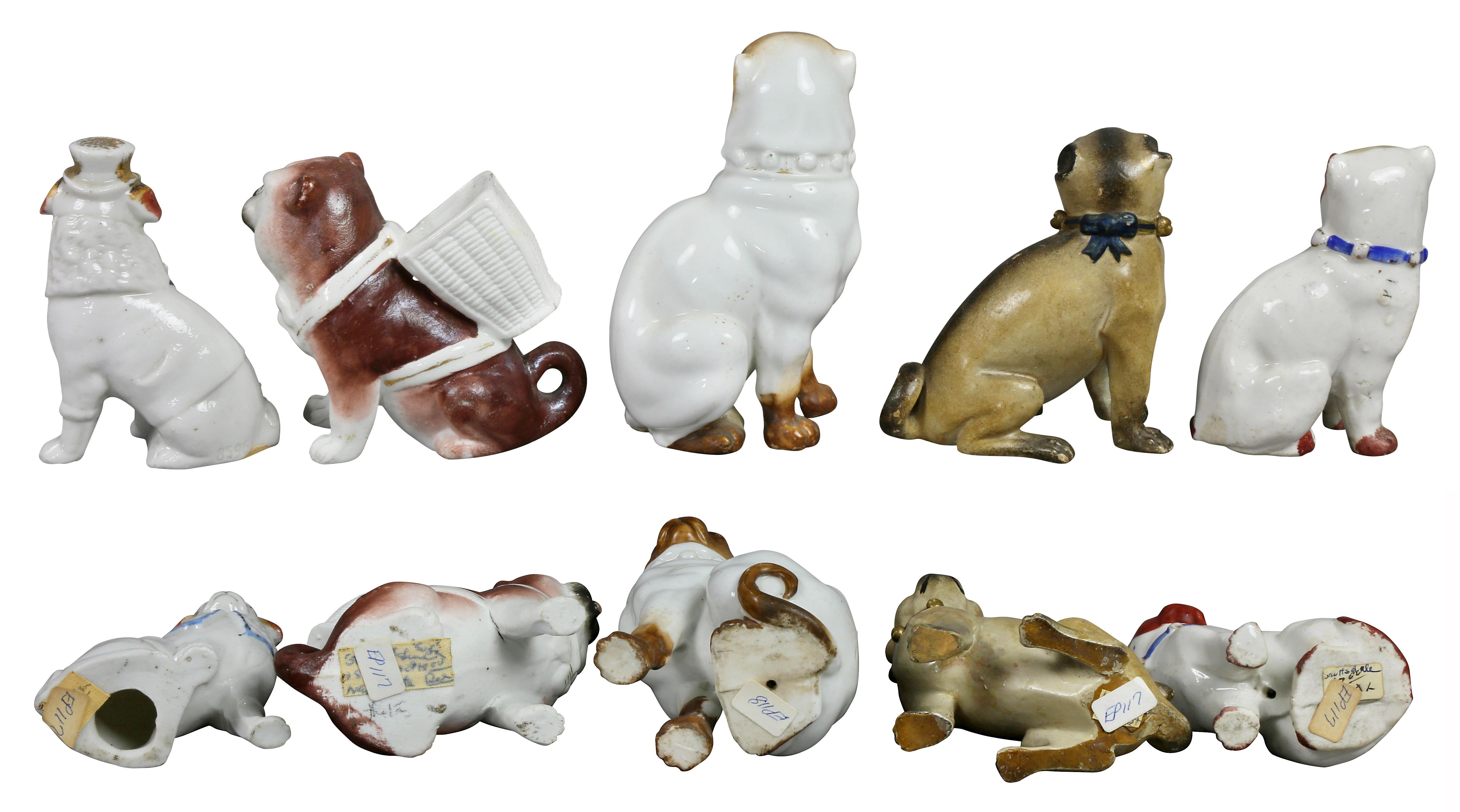 Collection Of Forty Two-Pottery And Porcelain Pug Dogs 1