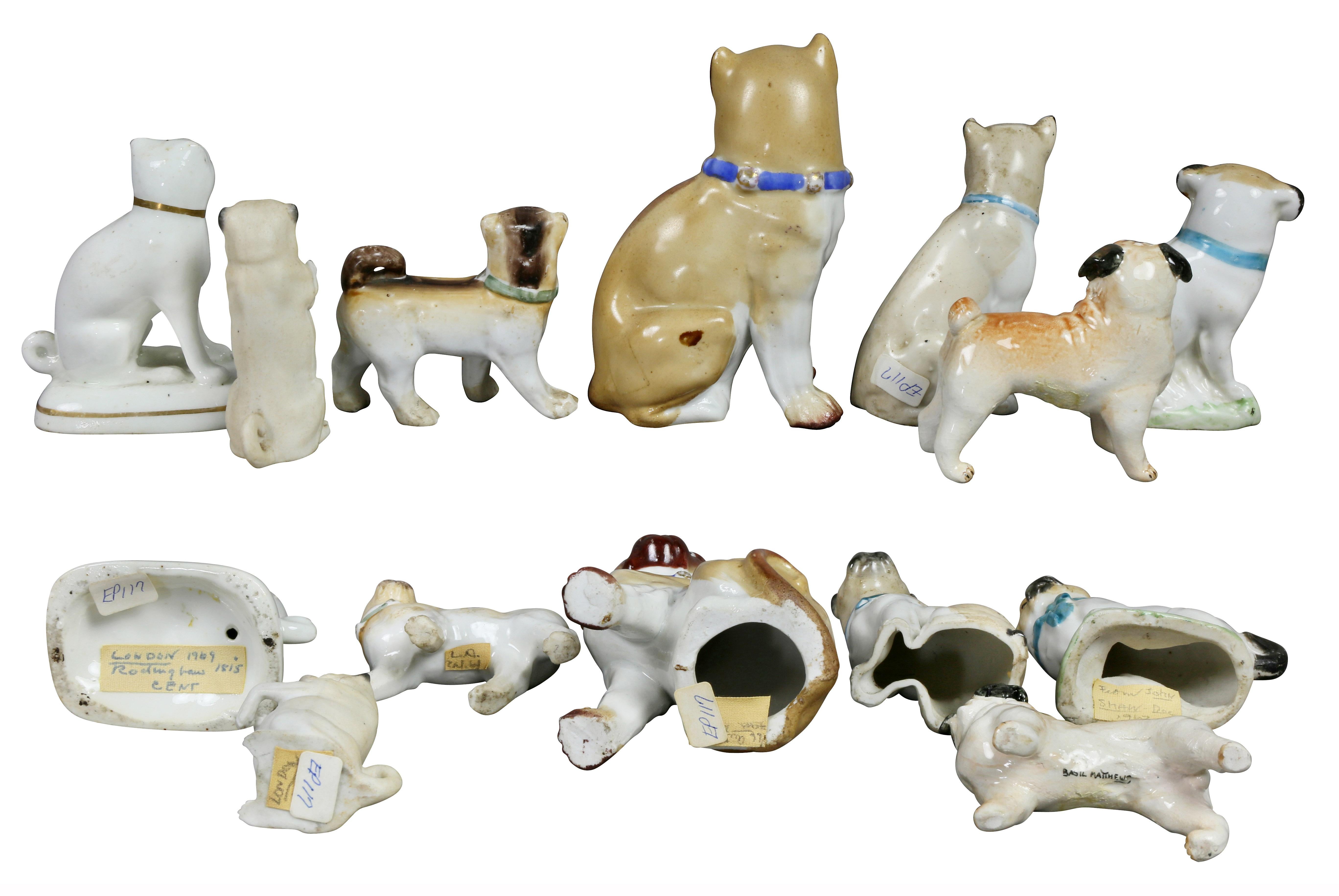 Collection Of Forty Two-Pottery And Porcelain Pug Dogs 3