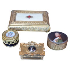 Collection of Four 19th Century French Boxes