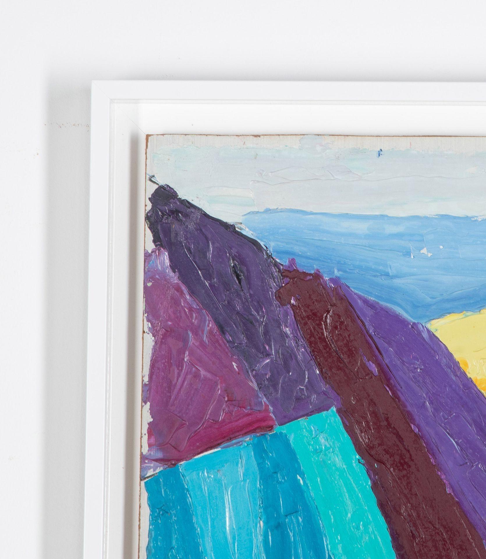 Collection of Four 20th Century French Modernist Paintings For Sale 10