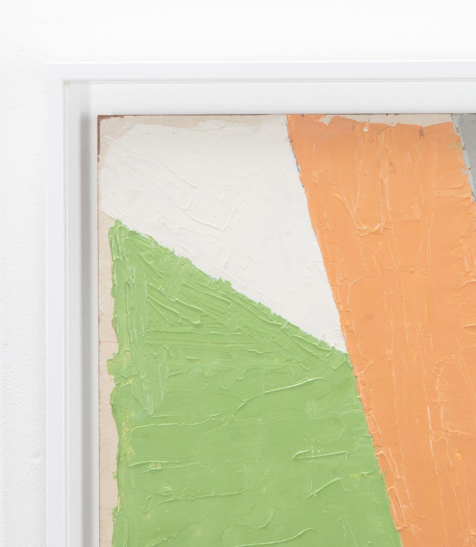 Collection of Four 20th Century French Modernist Paintings For Sale 2