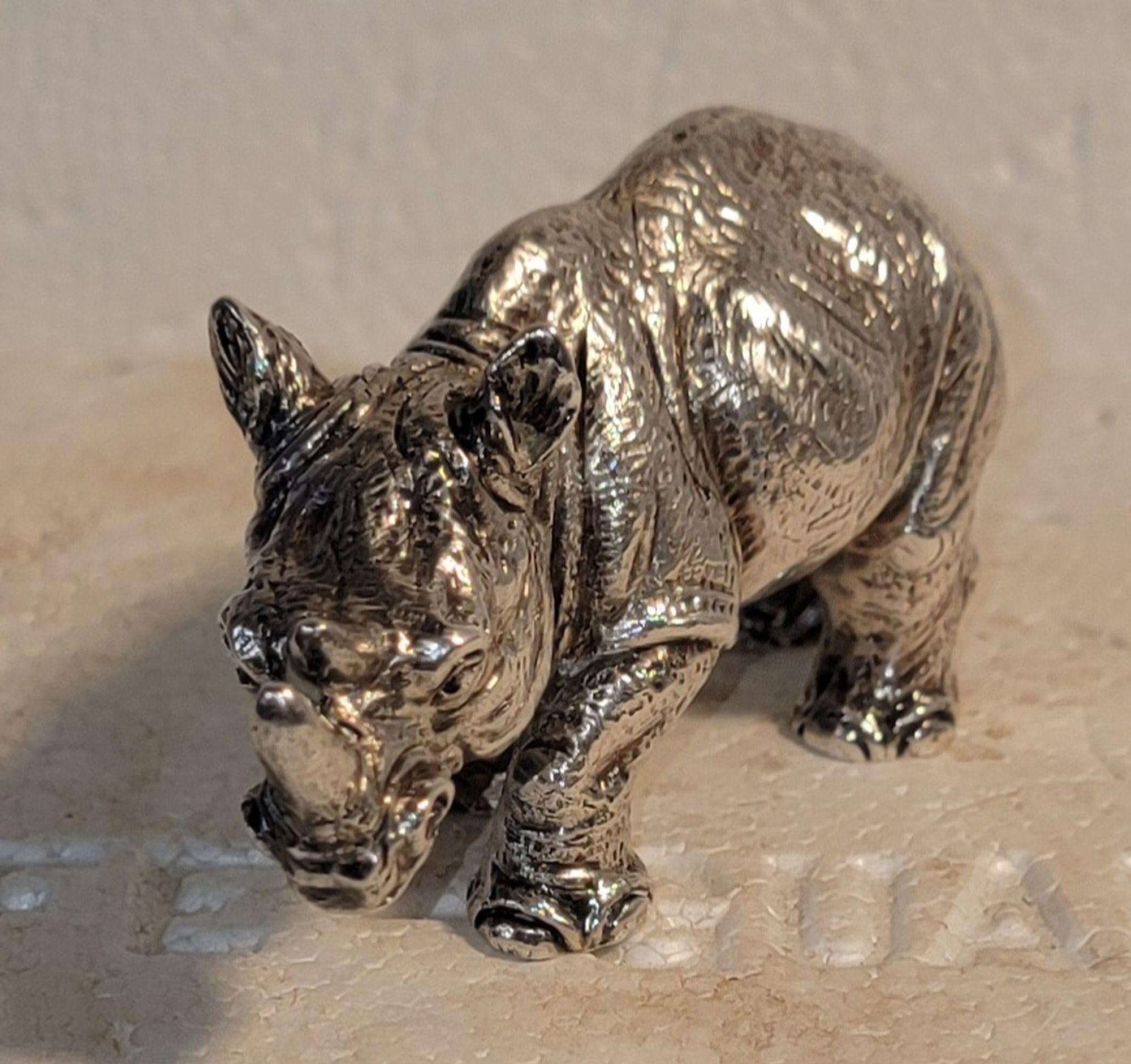Collection of Four Alessandro Magrino Sterling Animal Figures im Angebot 7