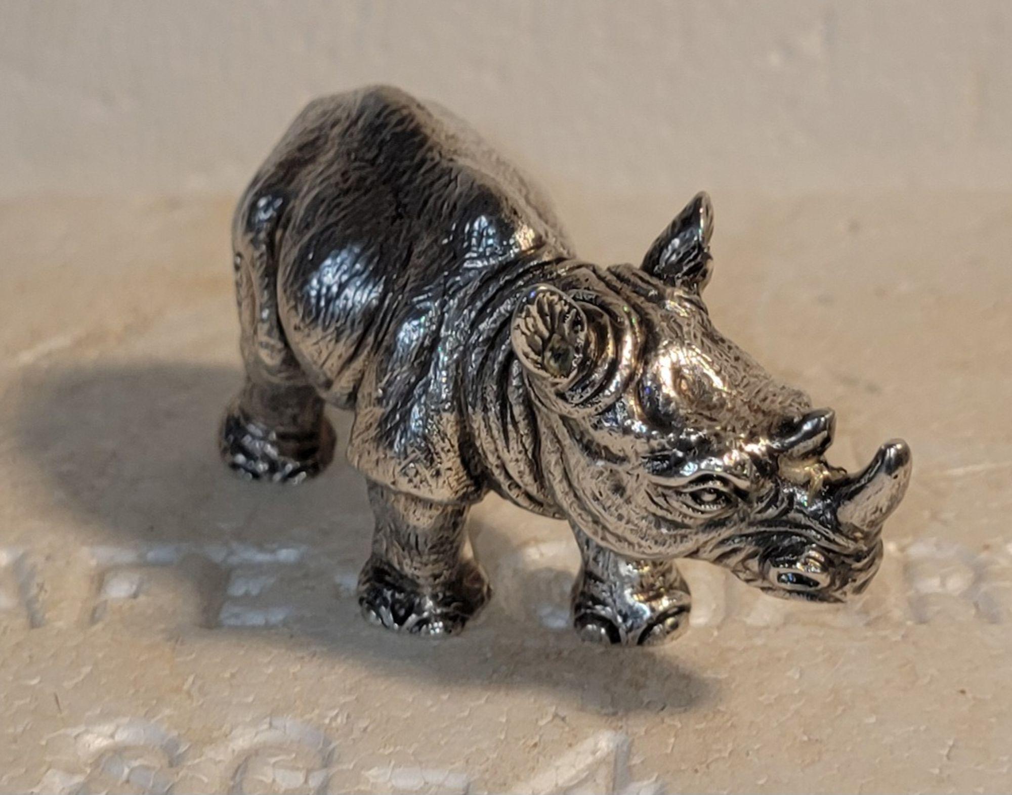 Collection of Four Alessandro Magrino Sterling Animal Figures im Angebot 11