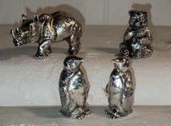 Collection of Four Alessandro Magrino Sterling Animal Figures