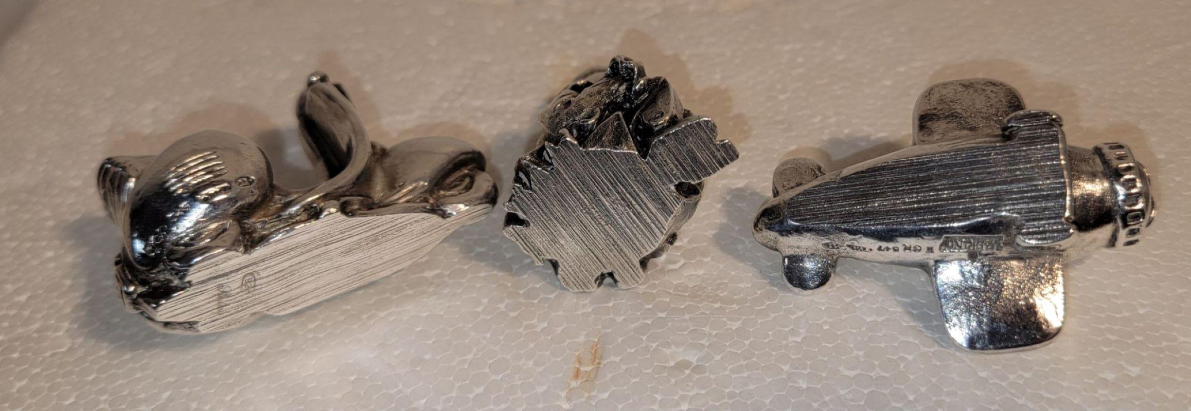 Collection of Four Alessandro Magrino Sterling Animal Figures im Angebot 13