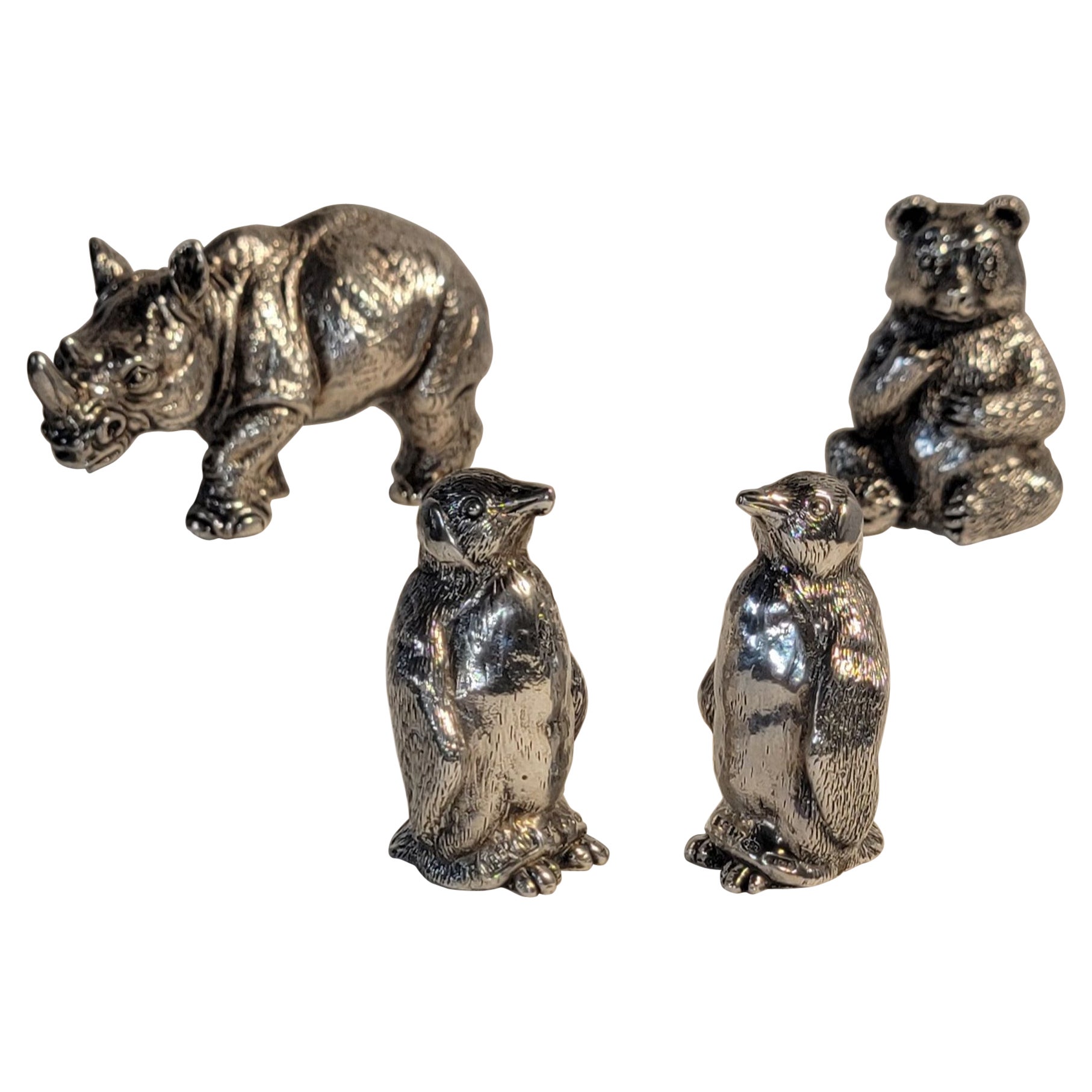 Collection of Four Alessandro Magrino Sterling Animal Figures